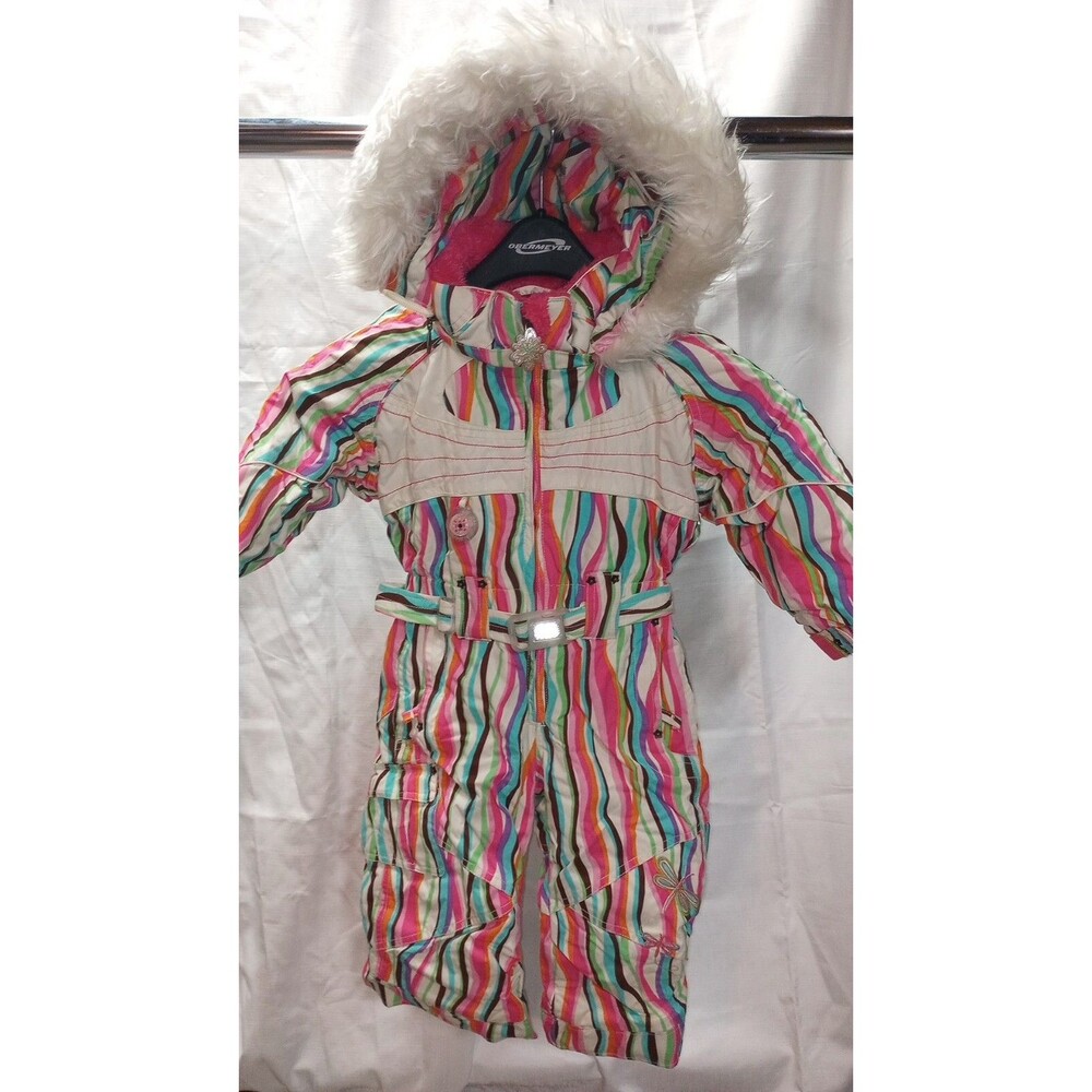 Obermeyer Girls Multi colored Snowsuit, Size 2